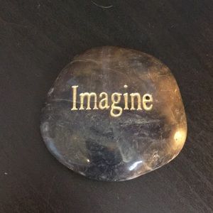 Imagine smooth rock.(decor)